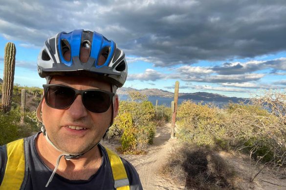 Biking up Pista Pista in El Sargento