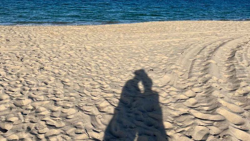 Embrace Shadow at La Ventana Beach