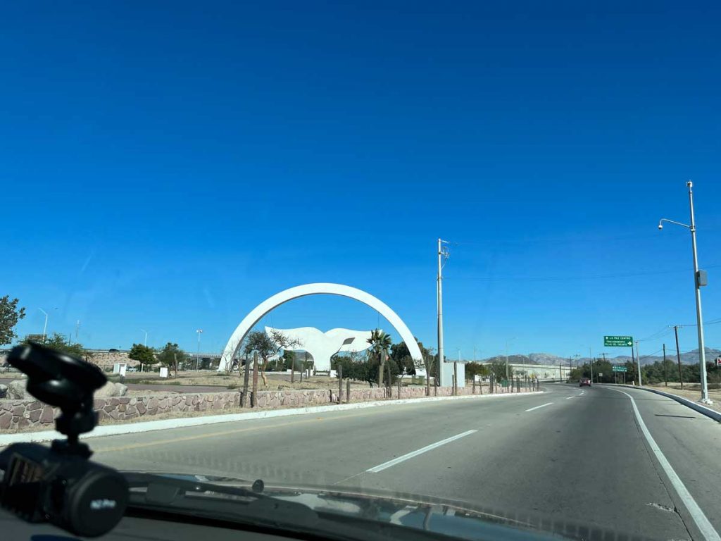 Entering La Paz