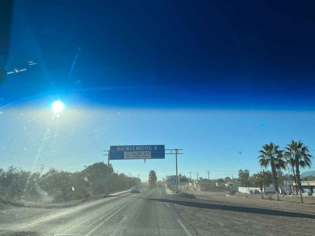 Entering Loreto