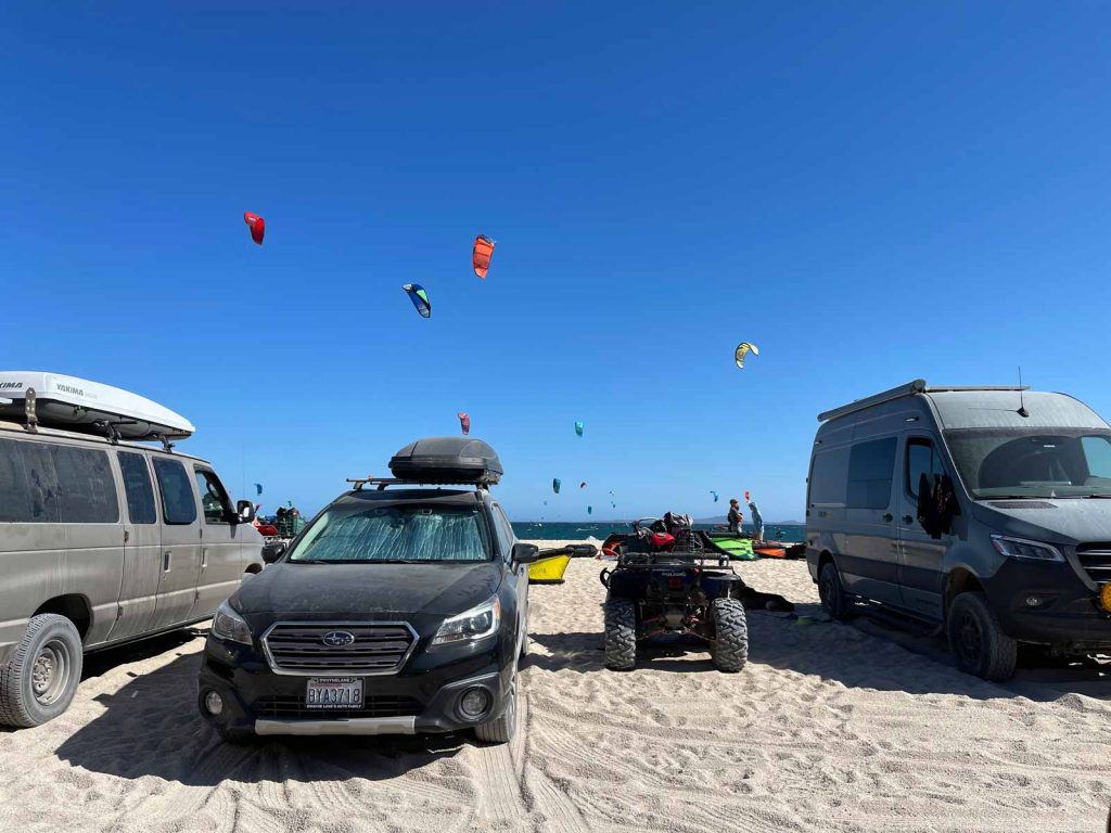 Kite Boarding Parking Lot Playa la Tuna El Sargento