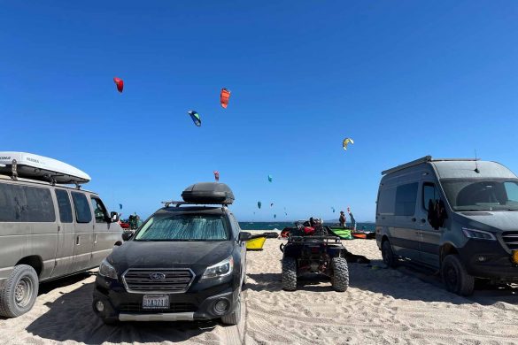 Kite Boarding Parking Lot Playa la Tuna El Sargento