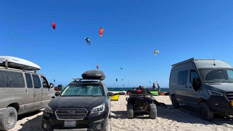 Kite Boarding Parking Lot Playa la Tuna El Sargento