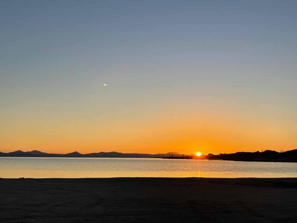 Sunrise at Playa el Requeson